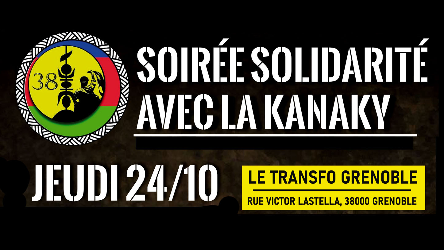 24 octobre : soirée de solidarité avec la Kanaky