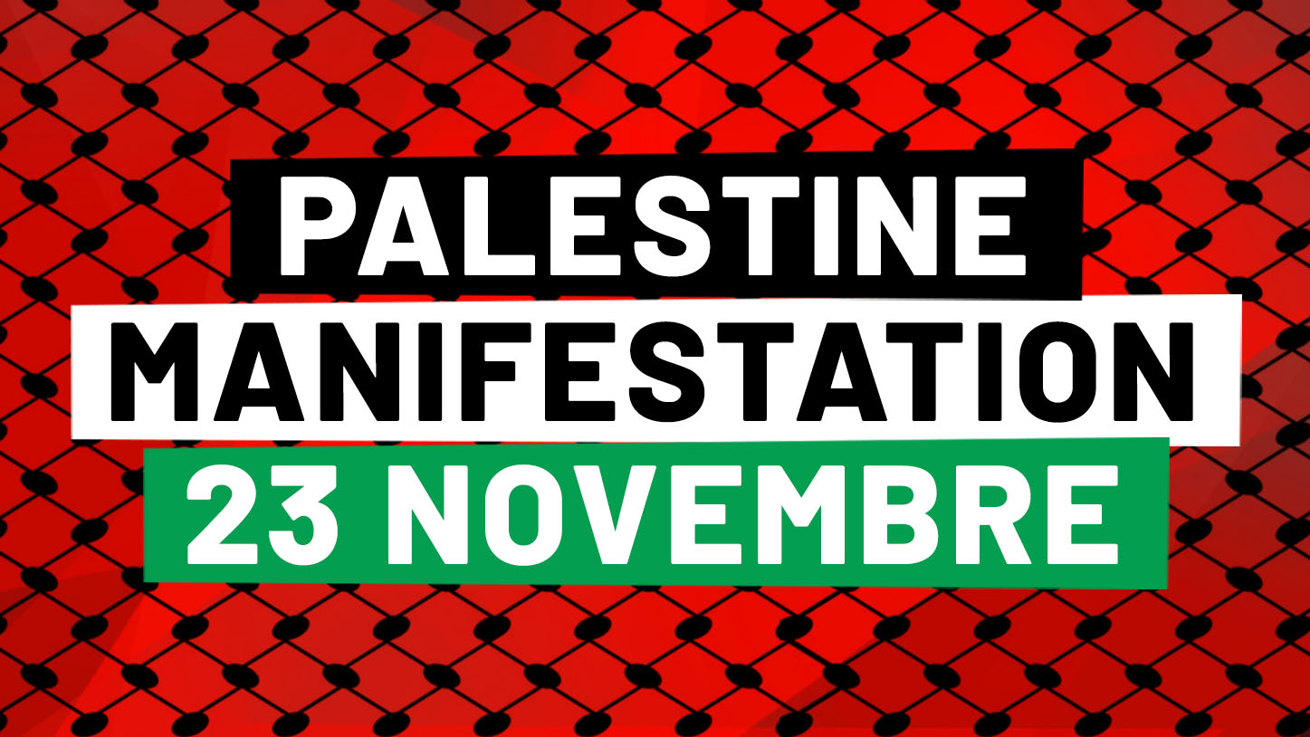 Samedi 23 novembre : Palestine, Liban, solidarité !