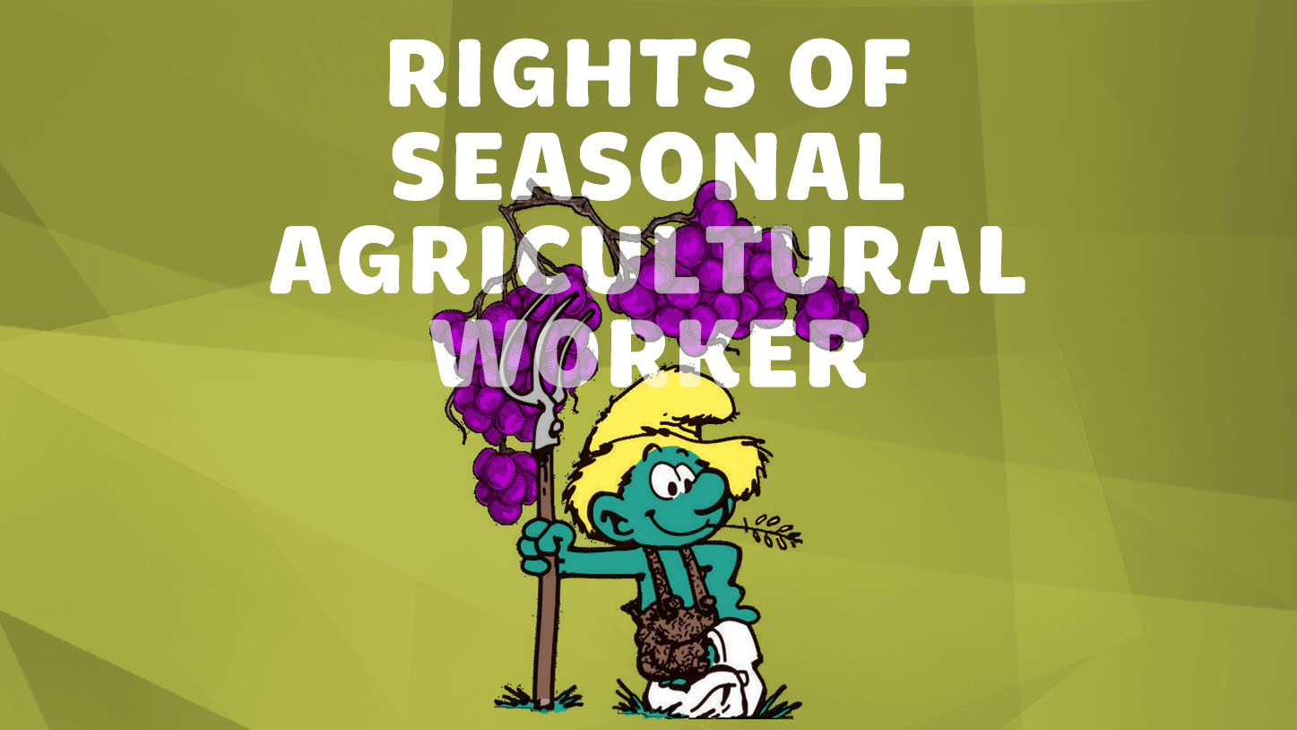 Saisonnier·e agricole, obrerx agricol, sezonier·a agricol, seasonal agricultural worker, stagionale agricolə