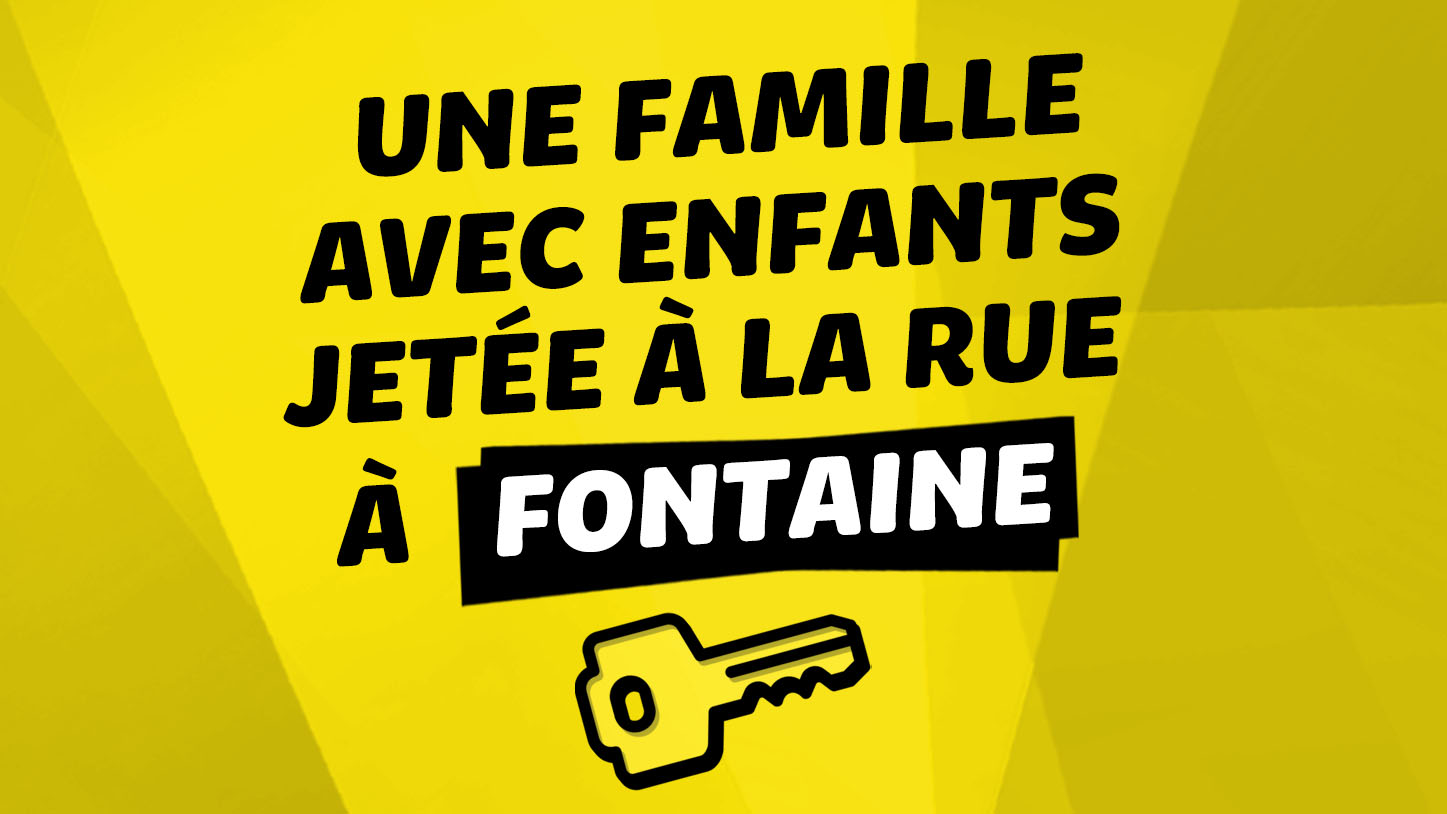 La mairie de Fontaine met à la rue une mère et ses deux enfants  