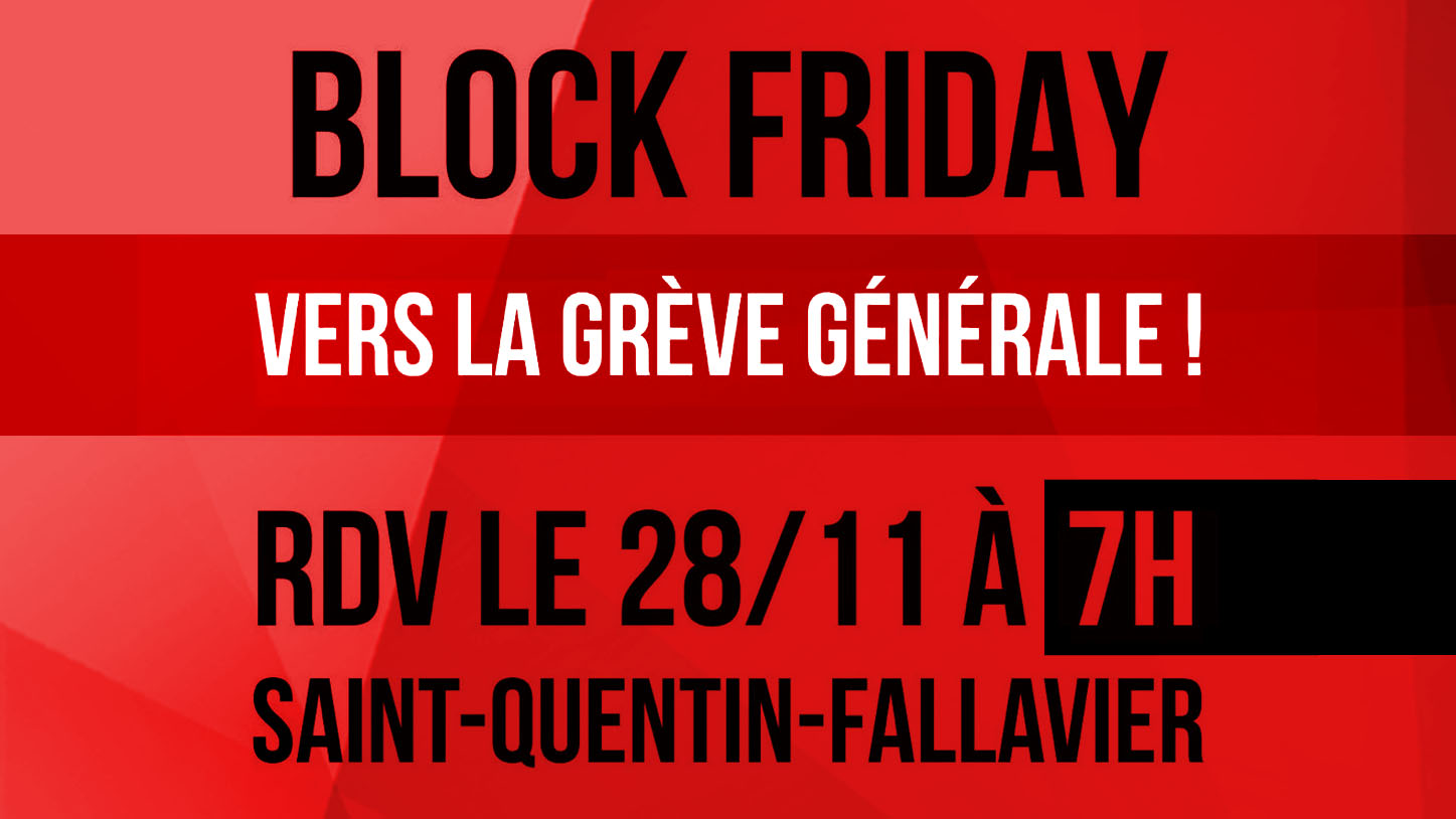 Vendredi 28 novembre : action Bloquons Tout !