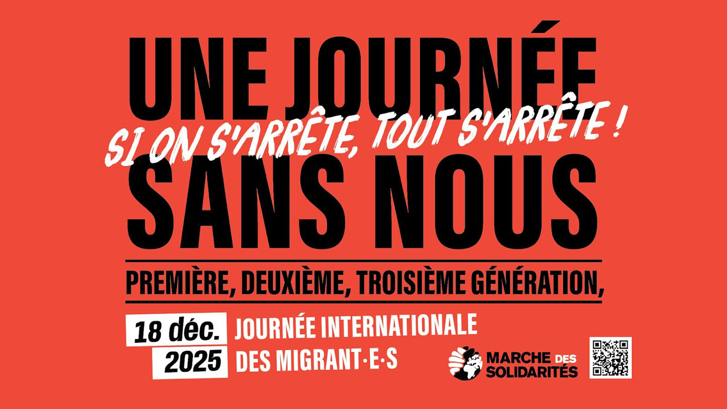 Jeudi 18 décembre : manifestation journée internationale des migrant·es