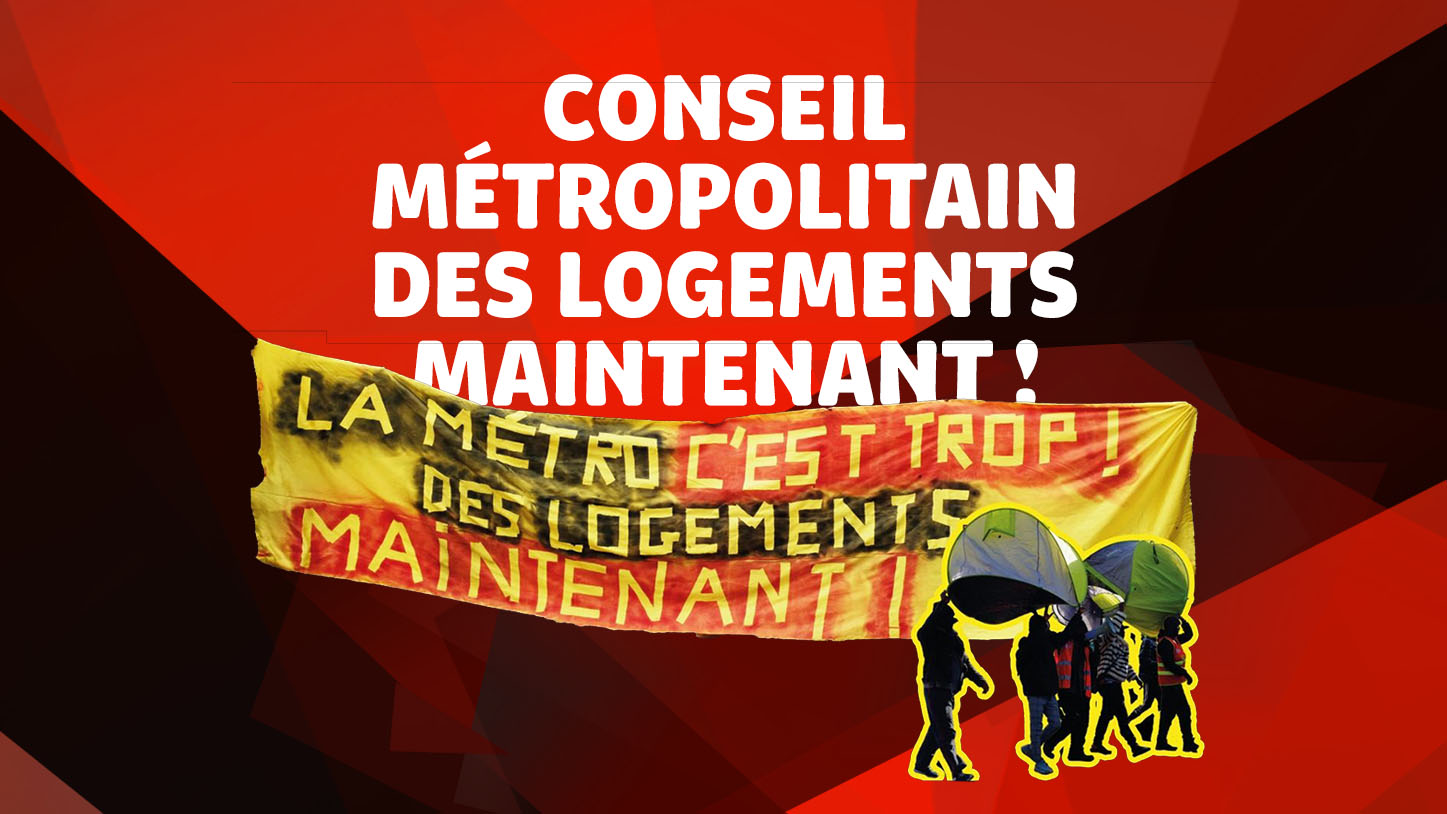 Vendredi 6 : rassemblement devant la Métro pour soutenir les occupant·es sans toit