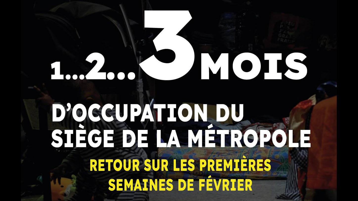 Occupation de la Métro par 150 personnes à la rue : retour sur les premières semaines de février