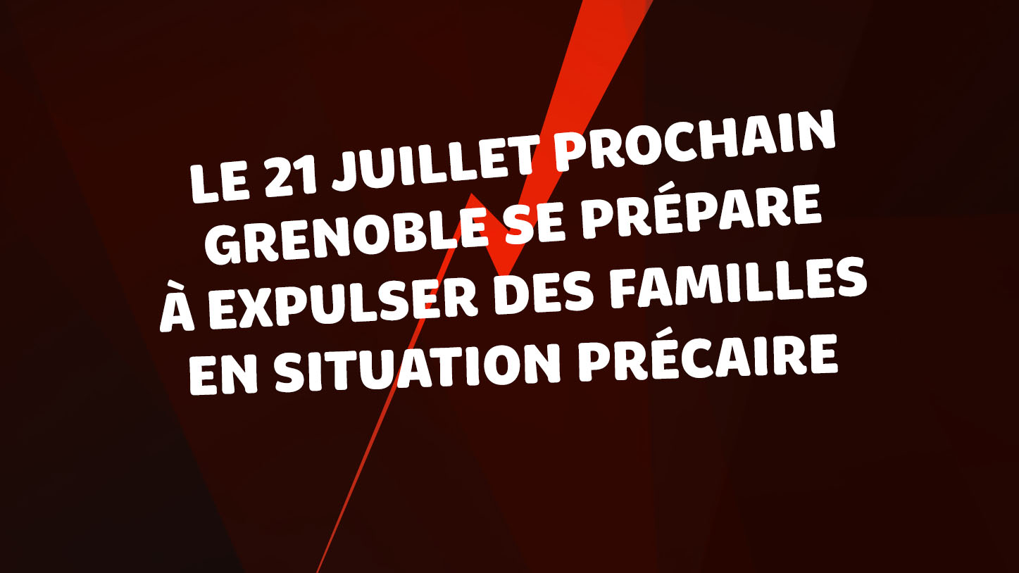 Expulsion imminente avenue Léon-Blum : des familles à la rue en pleine canicule