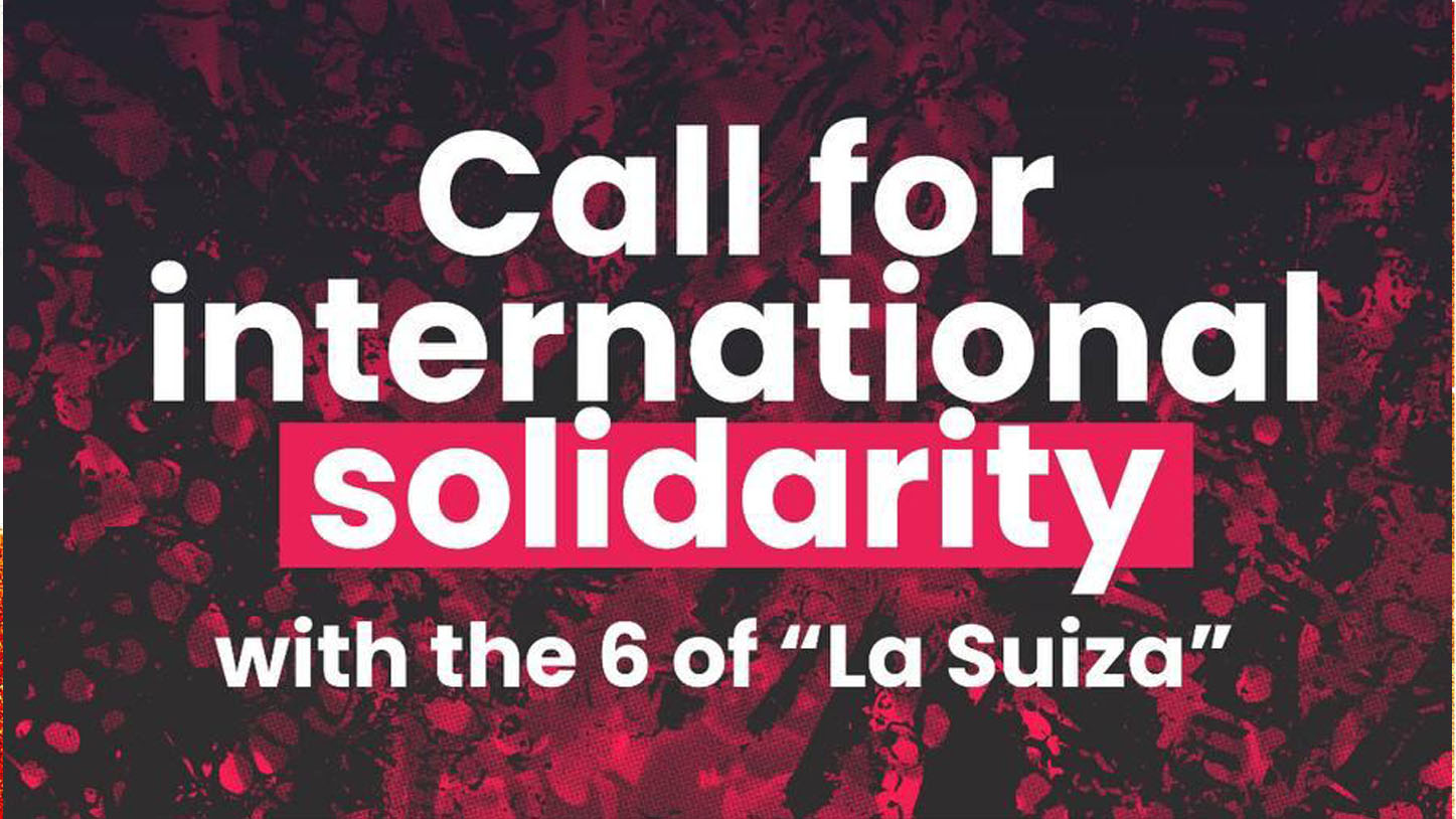 Face à la répression syndicale, solidarité internationale : solidarité avec les “6 de la Suiza”